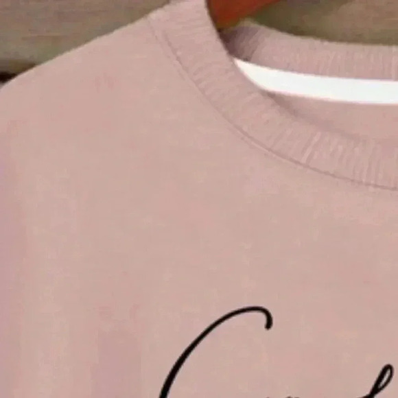 Casual Graohic Round Neck Hoodie - Picture 5 of 5